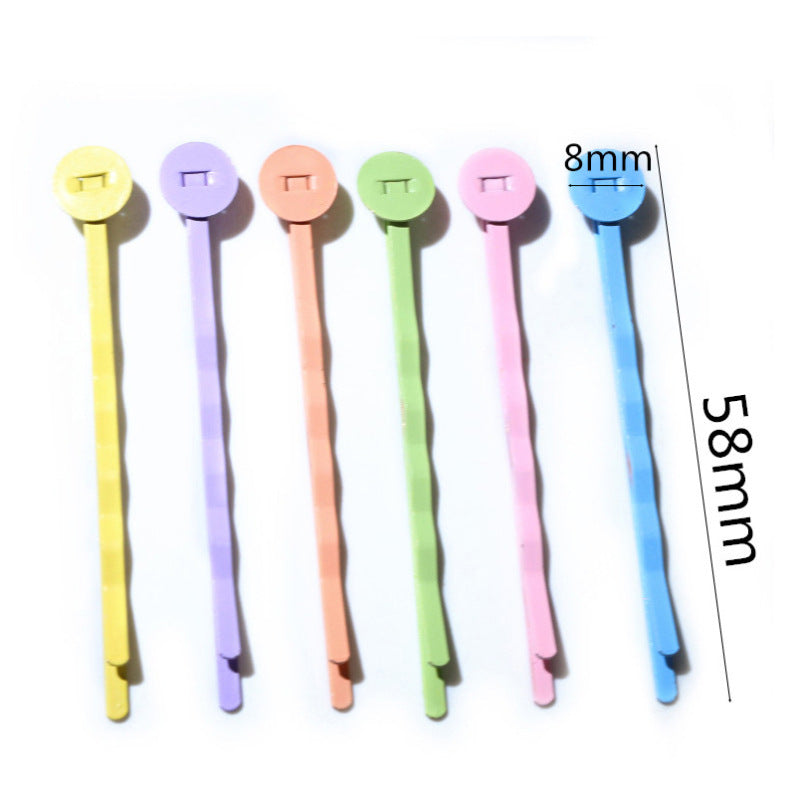 Candy Color Band Tray Clip Internet Celebrity Small Hairpin Handmade Hair Accessories
