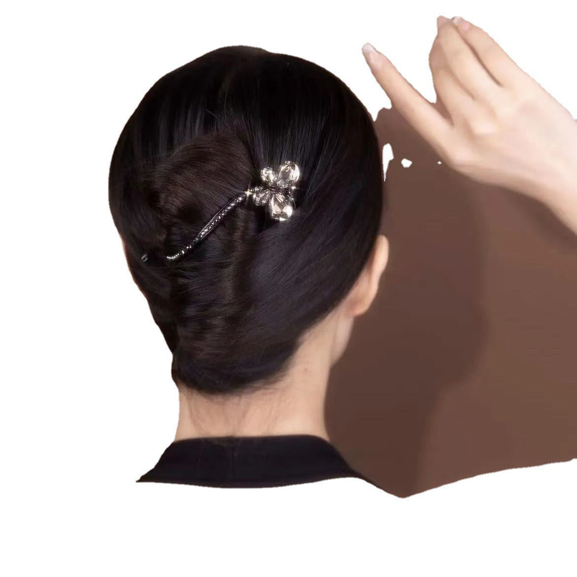 New Delicate Shiny Butterfly Gold Hair Clip