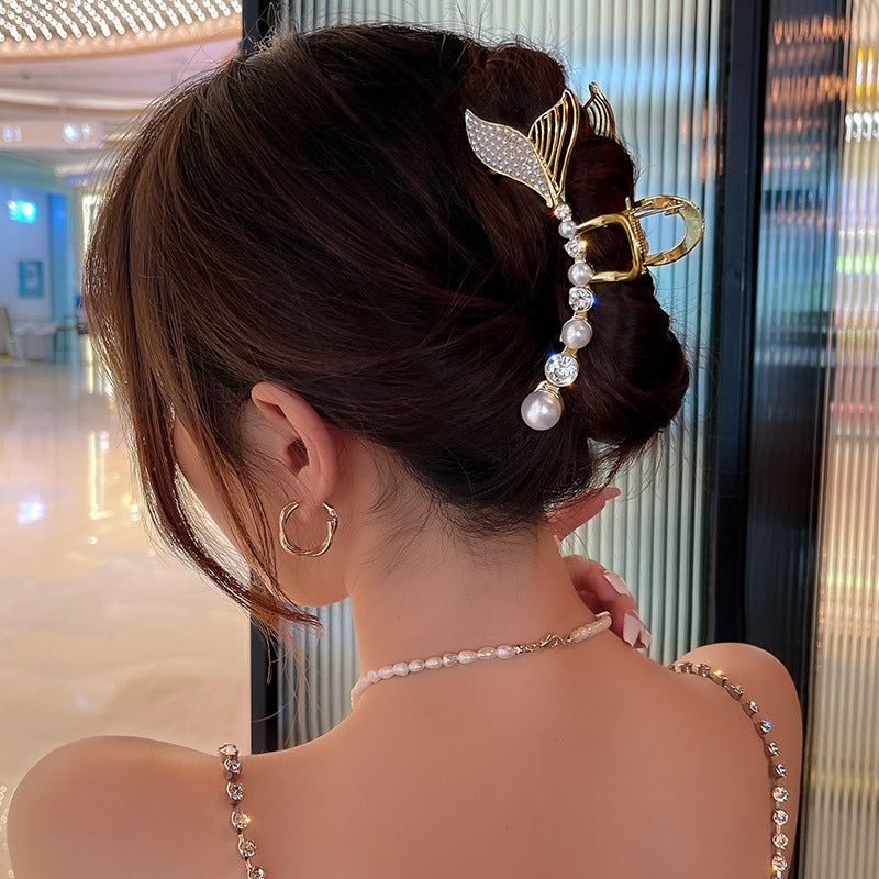 Best Shark Clip Korean Elegant Temperament Hair Catch Headdress