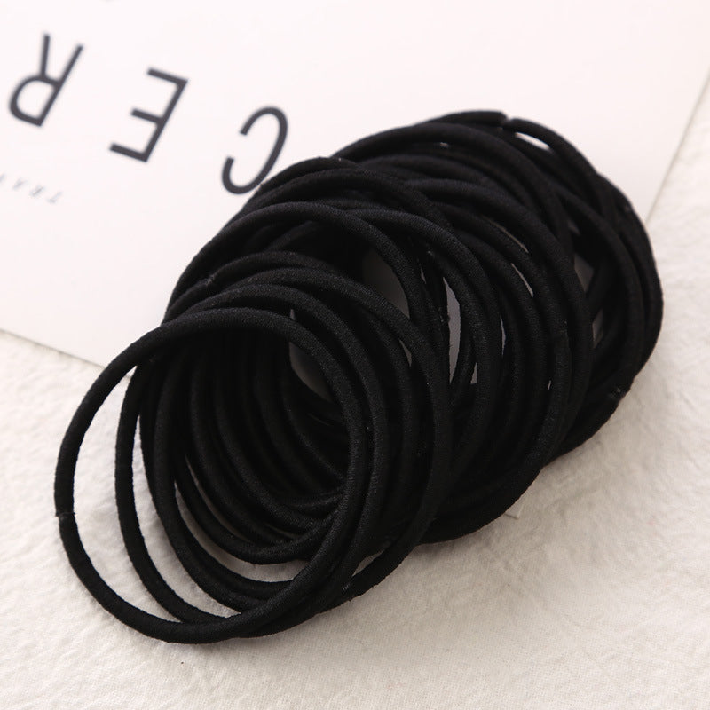 Fine Leather Band Hair Ring Jewelry