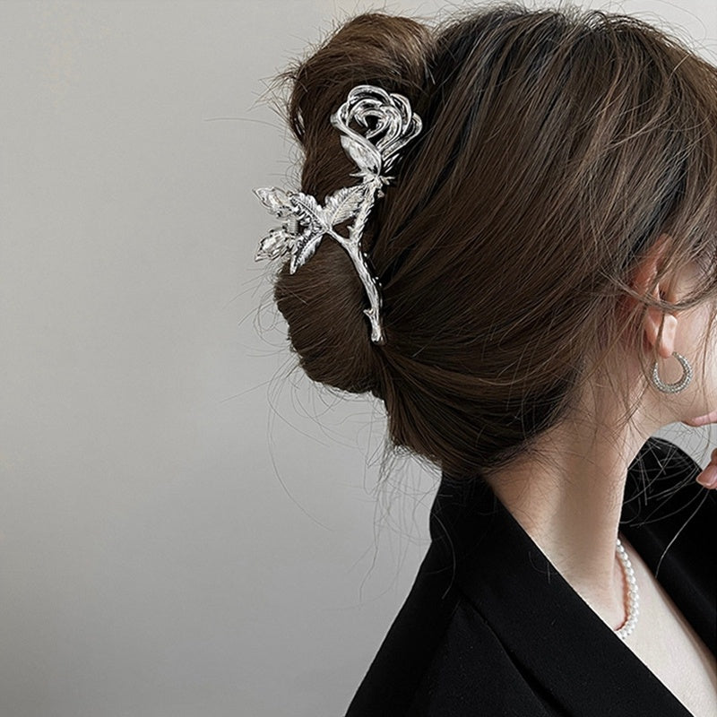 Best Women's Cool Style Metal Rose Hair Clip