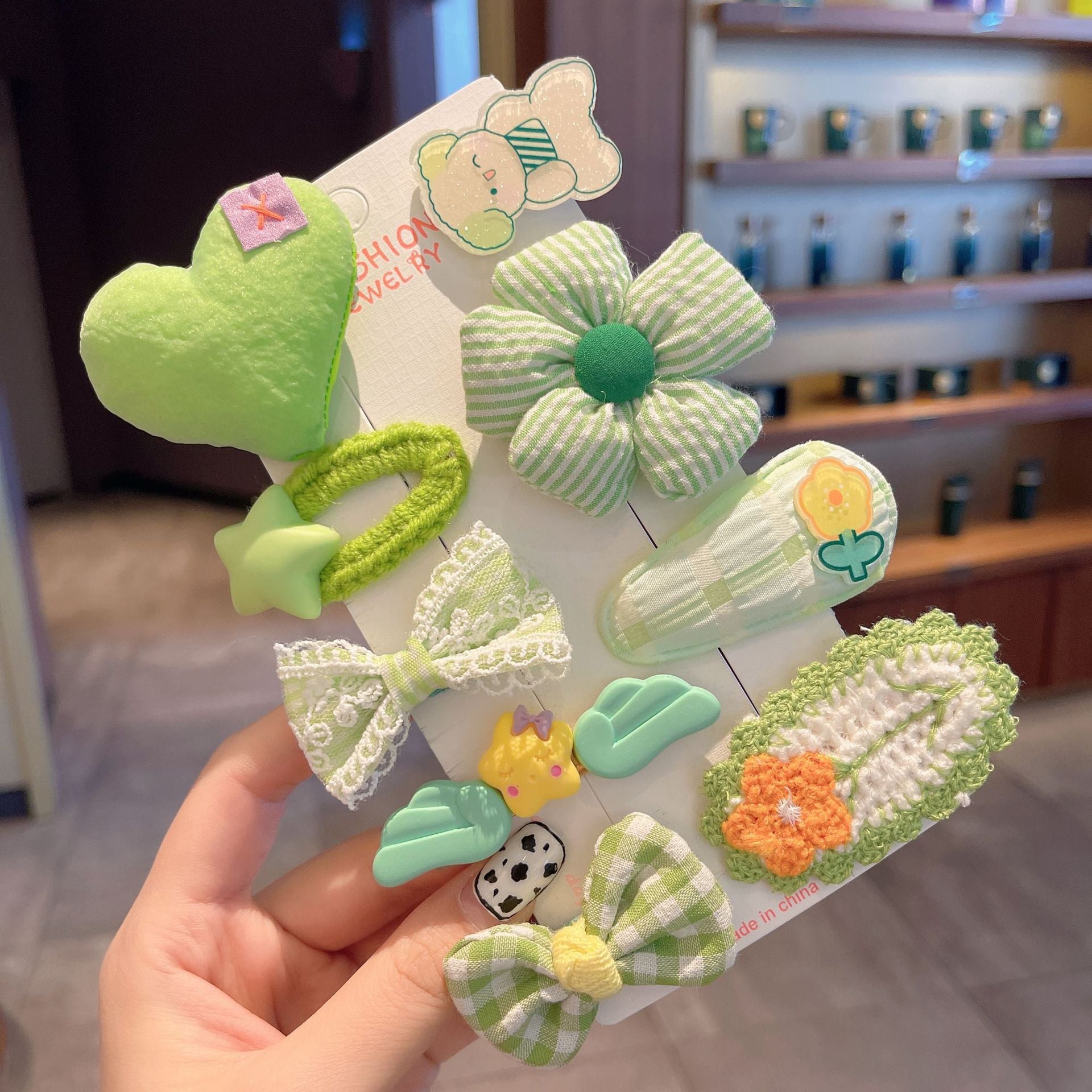 New Plush Cute Sweet Children Barrettes