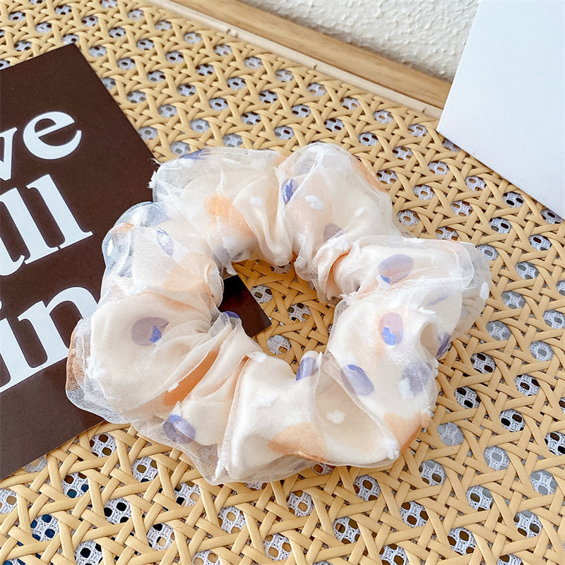 Ponytail High Elastic Large Intestine Hair Ring