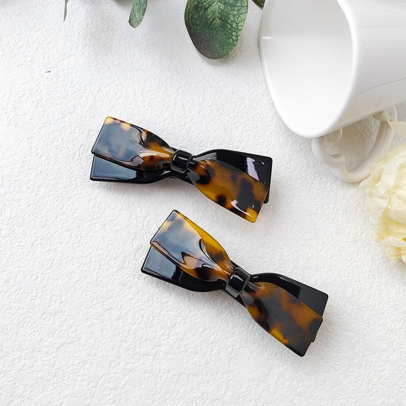 European And American Tortoiseshell Colored Hair Clip Acetate