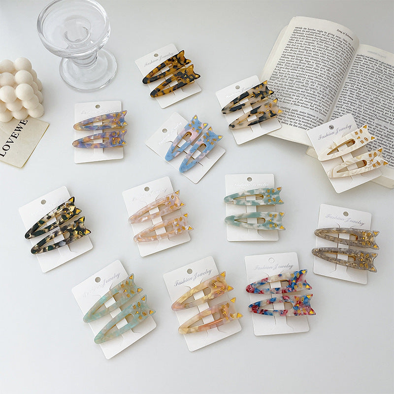 Women's Acetate Plate Bangs Hair Clip