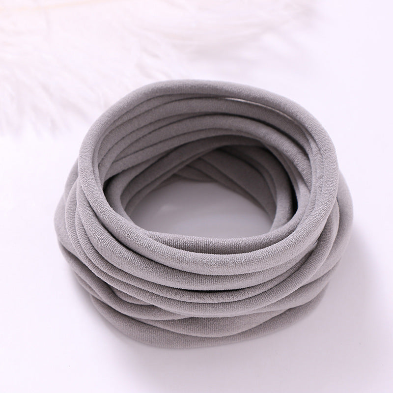 INS Seamless Nylon Fine Hair Band Children's Hair Ring Handmade DIY Baby Headband