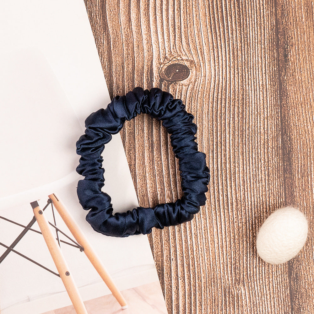 Silk Rubber Band Elastic Hair Accessories Bundle Colon Ring