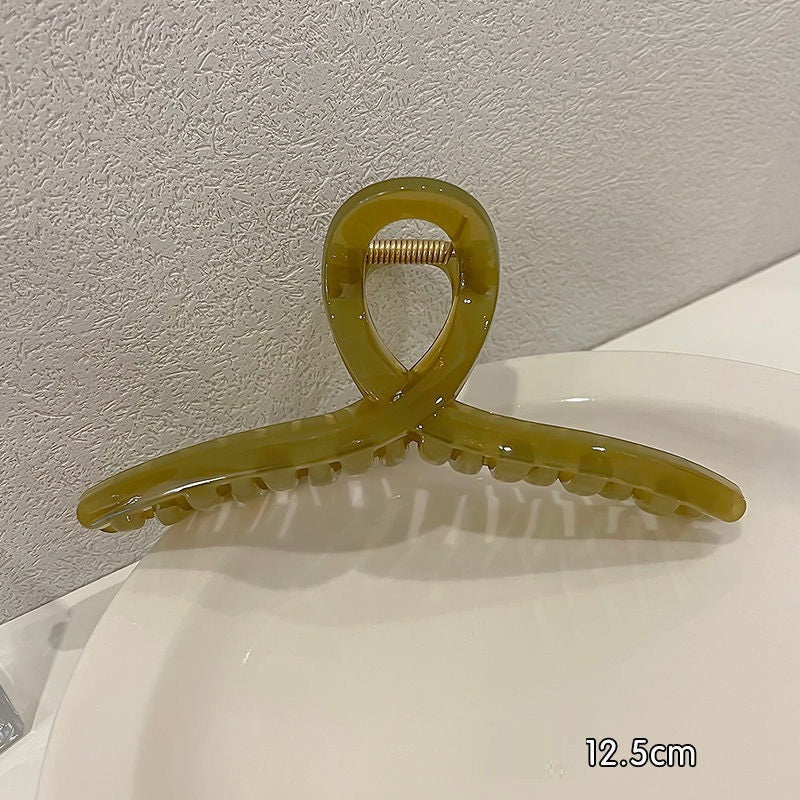 Acrylic Oversized Jelly Palette Hair Shark Clip