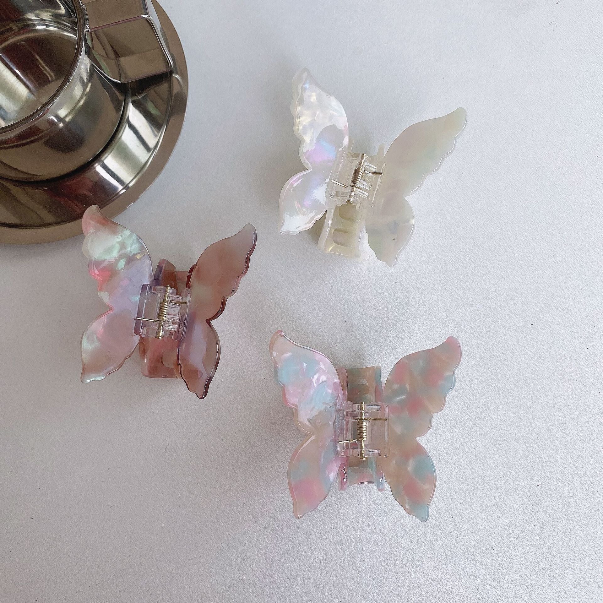 French Retro Butterfly Barrettes European And American