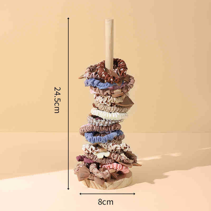 Household Hair Ring Storage Fantastic Log Display Shelf