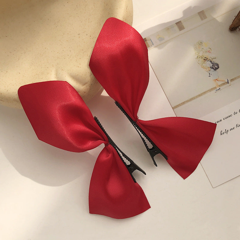 Women's Fashion Retro Half-side Bow Hair Clip