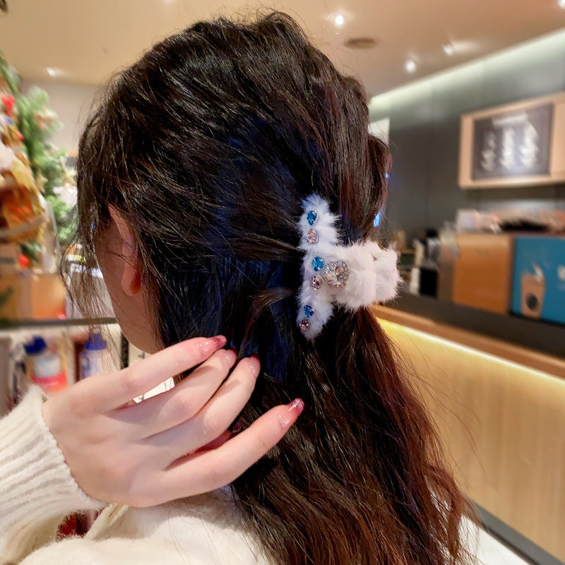 Best Plush Grip Medium Back Head Barrettes Shark Clip