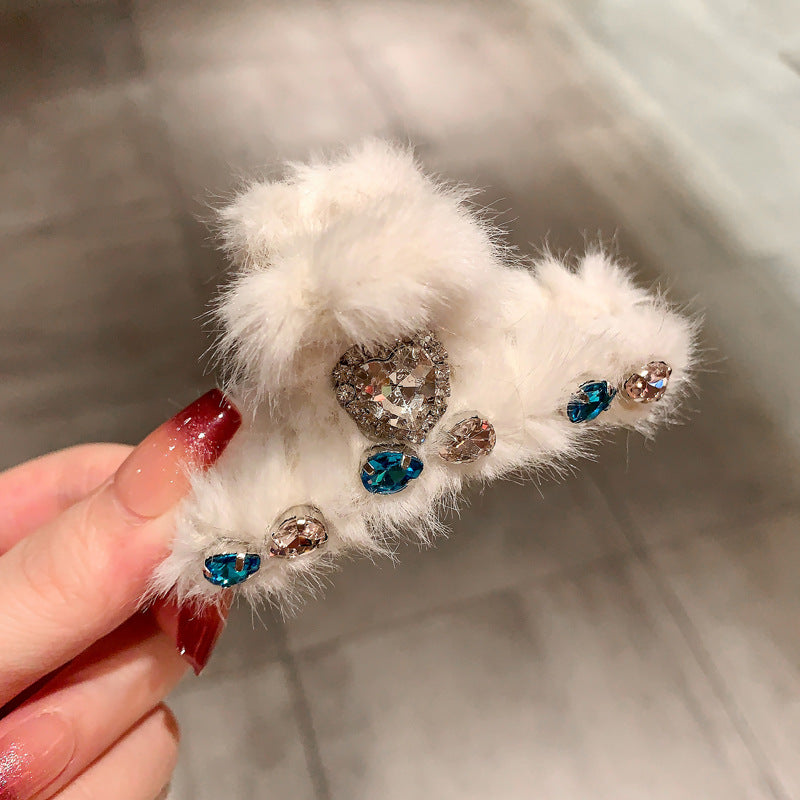 Best Plush Grip Medium Back Head Barrettes Shark Clip