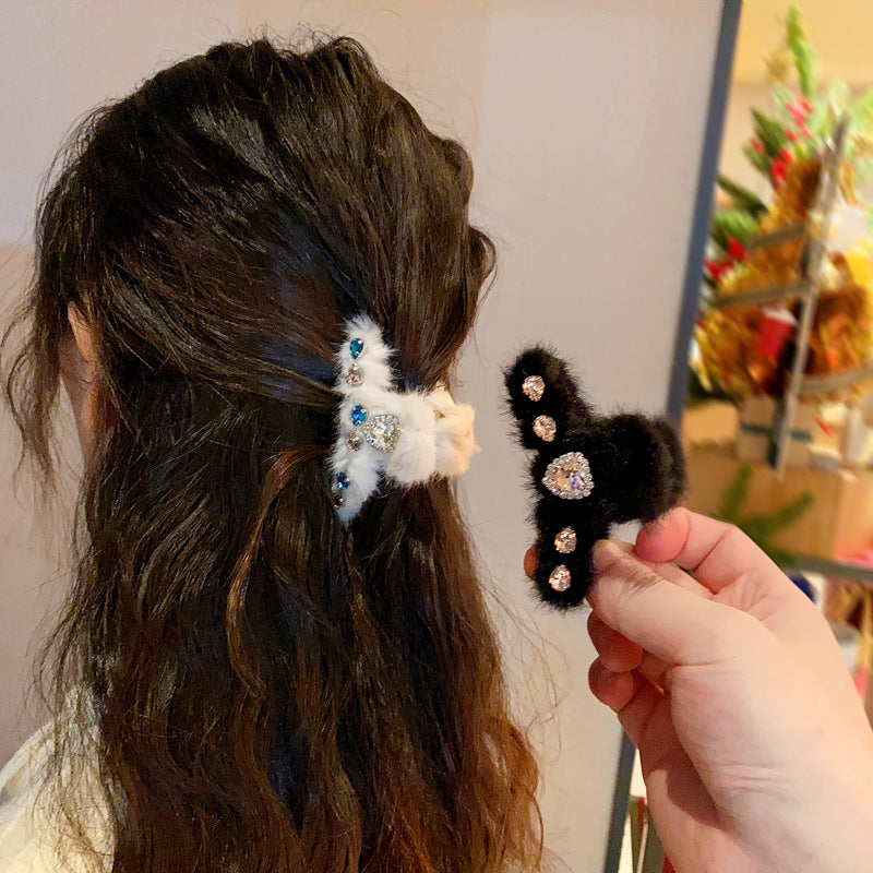 Best Plush Grip Medium Back Head Barrettes Shark Clip