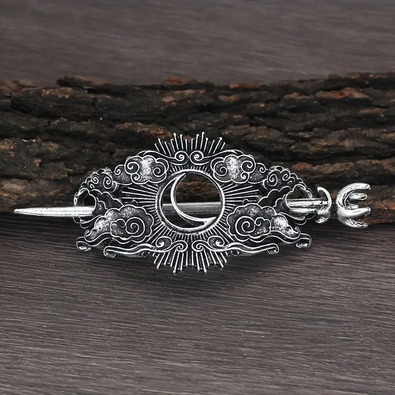Best Female Viking Barrettes Animal Alloy Crescent Cloud