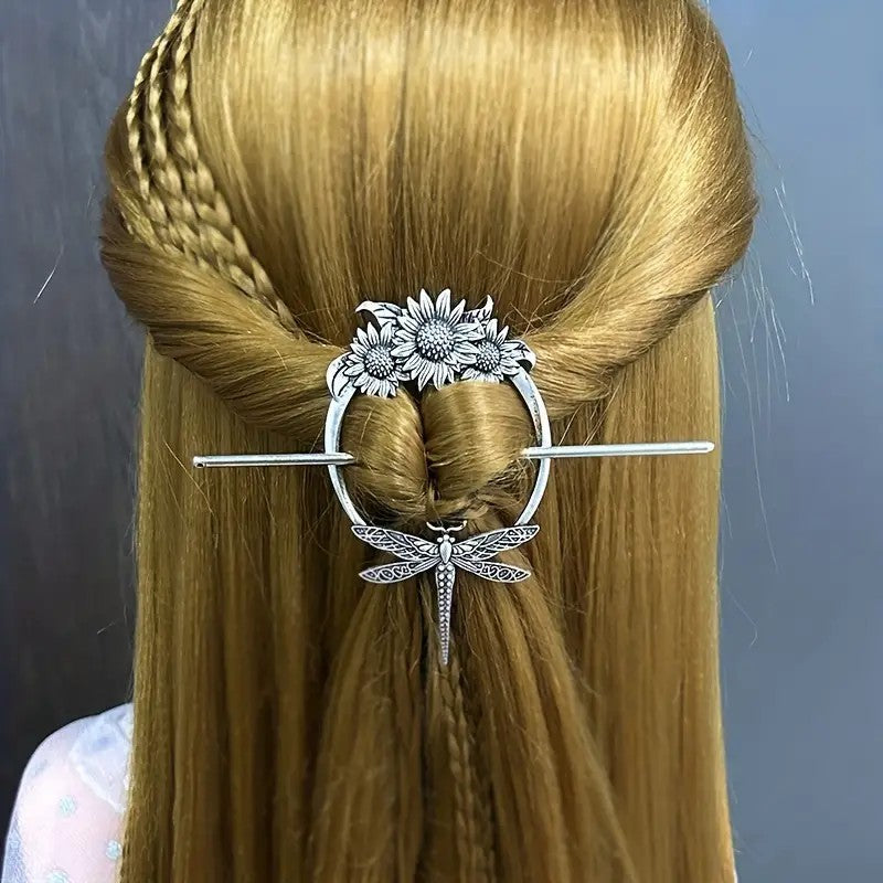 Best Female Viking Barrettes Animal Alloy Crescent Cloud