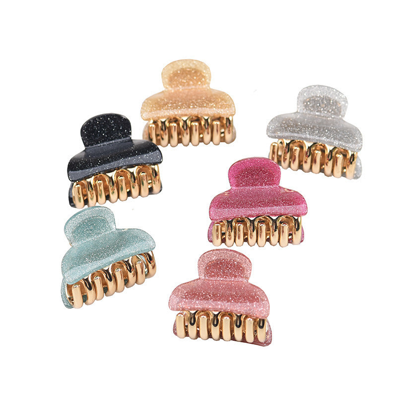 Fashion Small Size Acrylic Barrettes Ponytail Hairpin