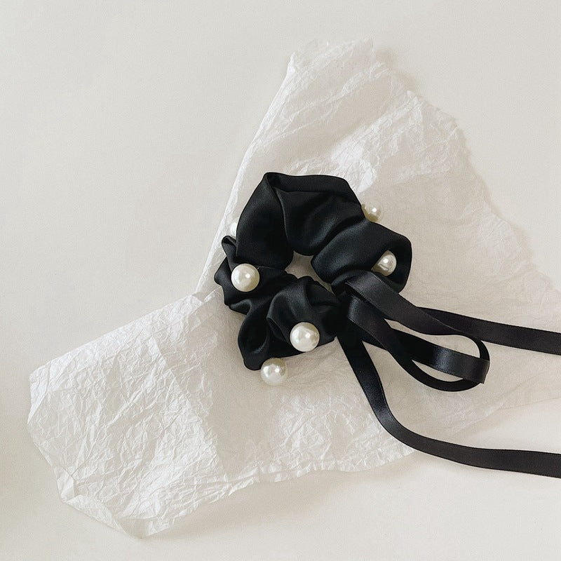 Ribbon Tie Head Rope Bow Knot Headdress Temperament Hair Ring Hair Accessories