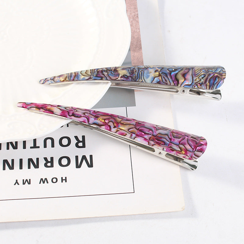 Acrylic Metal Hair Clips Hair Accessories Headdress Grip Ornament