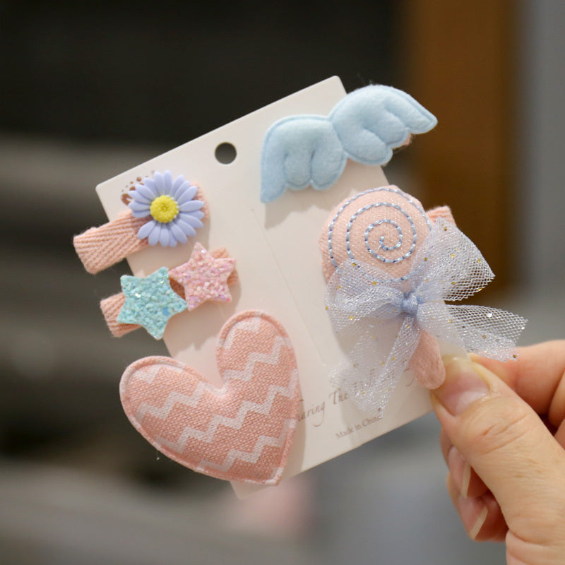 Girls' Fashion Simple Hair Clip Does Not Hurt