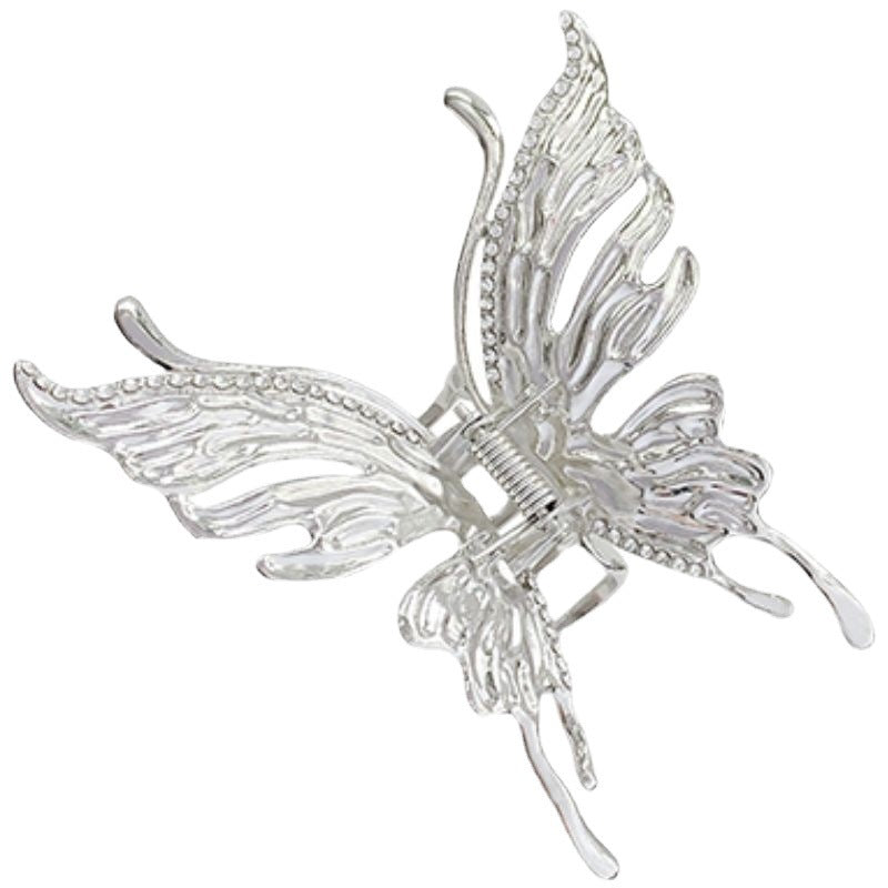Best Exaggerated Personality Hair Accessories Metal Liquid Butterfly Grab Clip