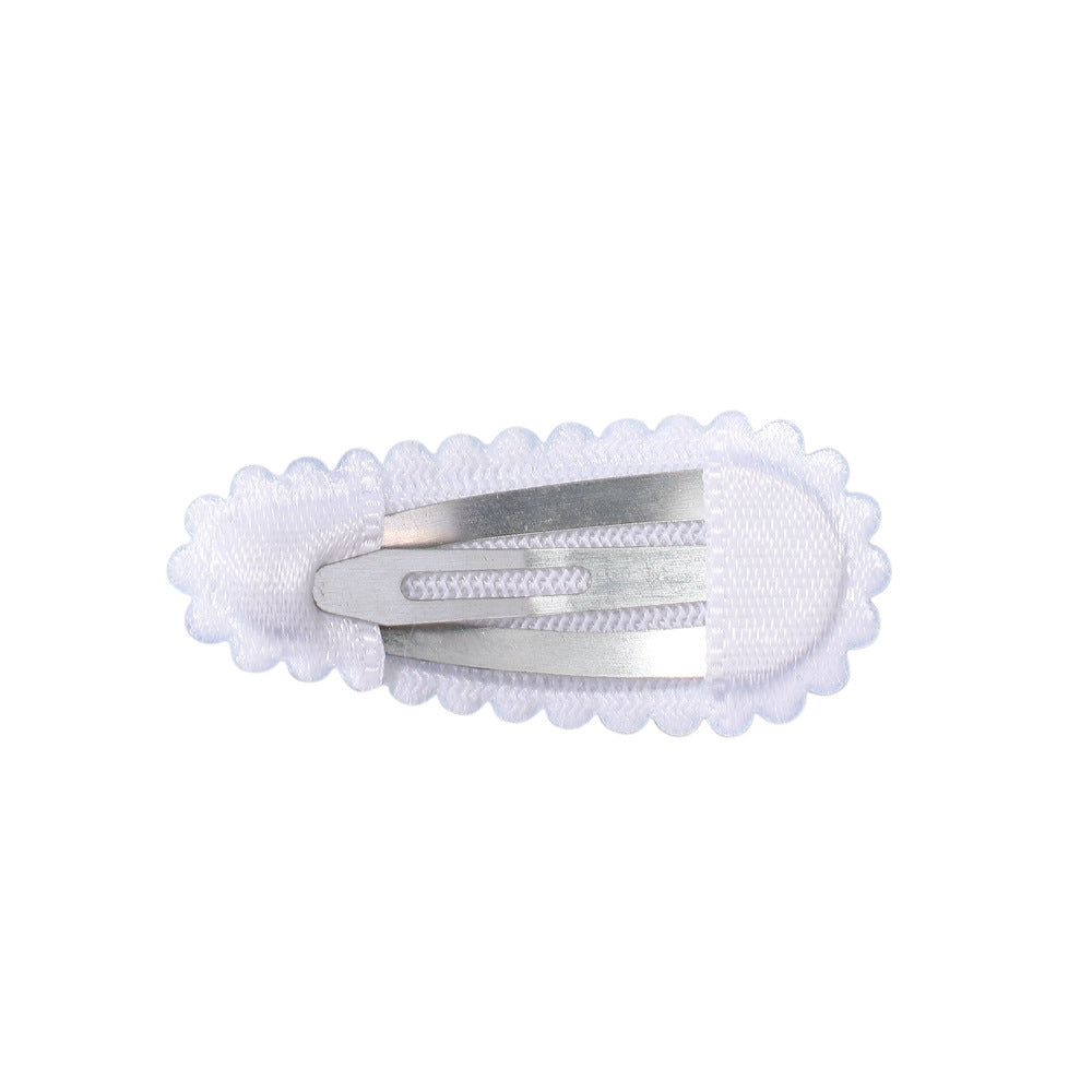 Children's Small Size BB Clip Fabric Embroidery Hair Clip