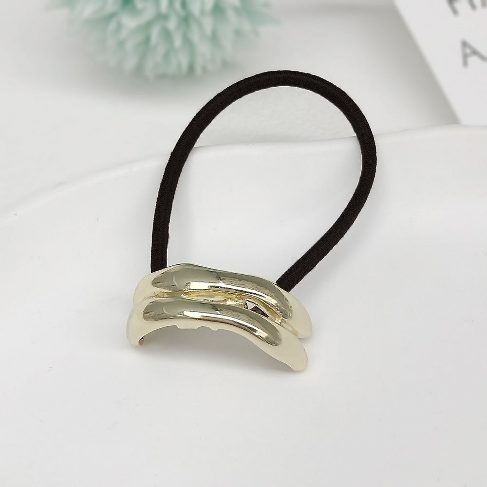 U-shaped Metal Ponytail Hair Ring Advanced Sense Hair-binding
