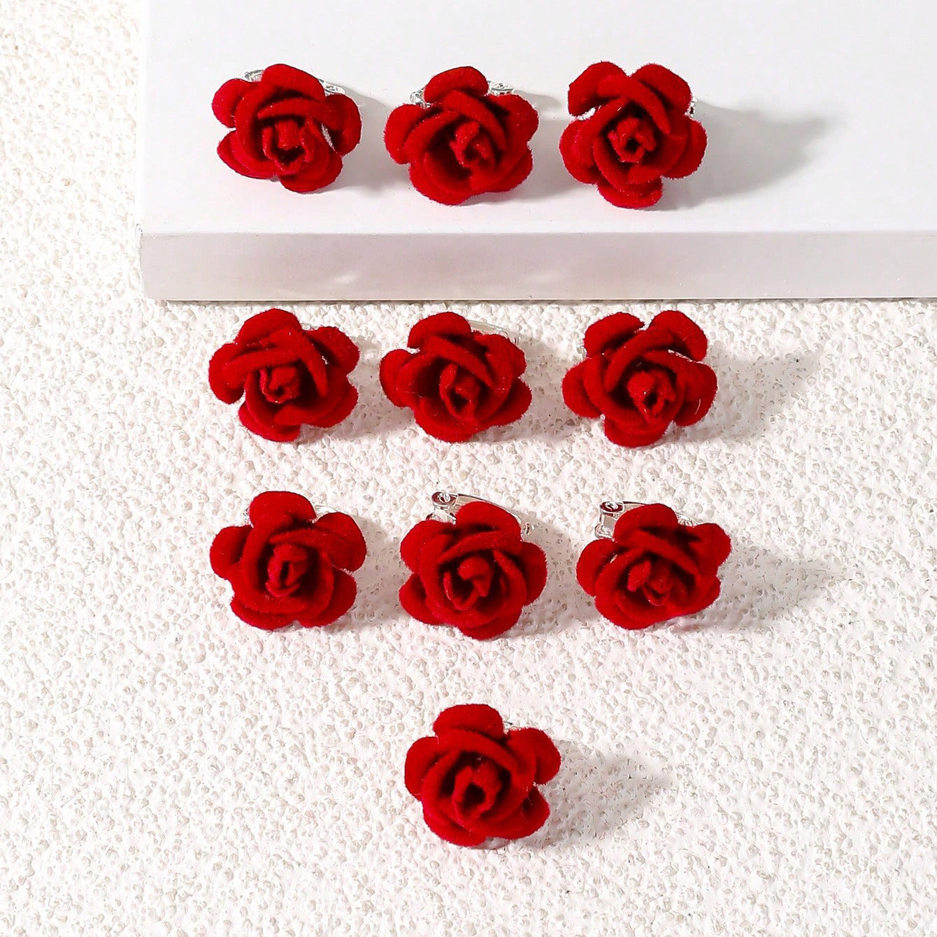 Rhinestone Updo Small Hairclip Bang Clip Barrette Pearl Flower Hair Accessories