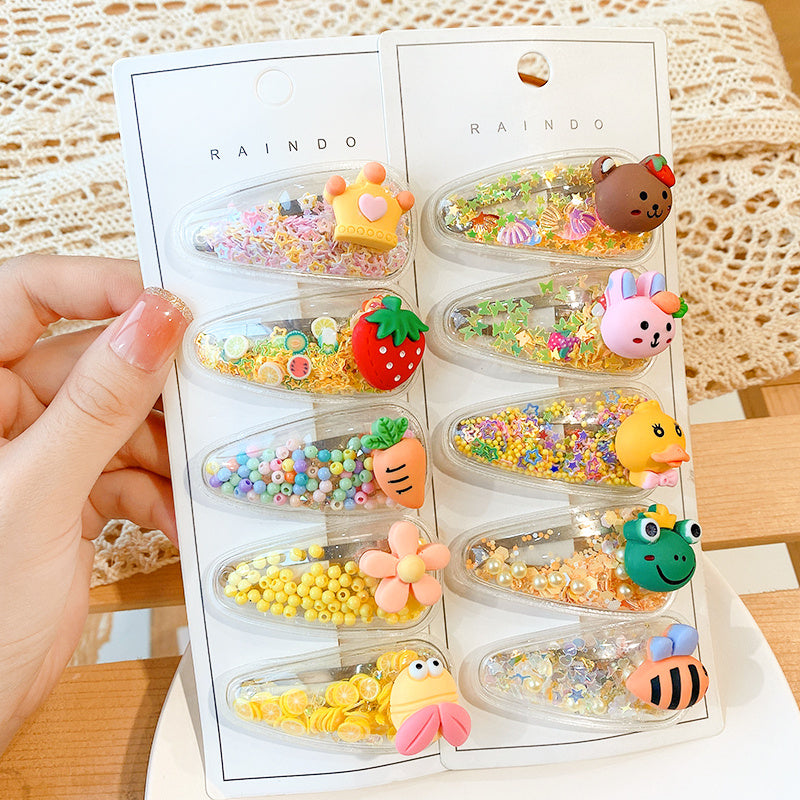 Girls Fashion Simple Love Hair Clip