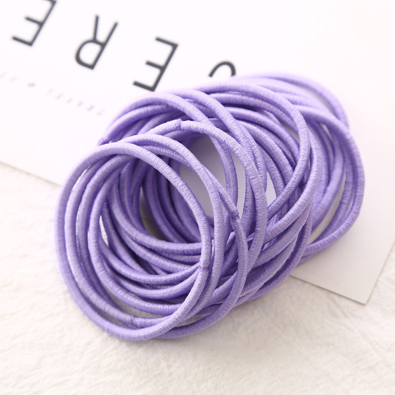 Fine Leather Band Hair Ring Jewelry