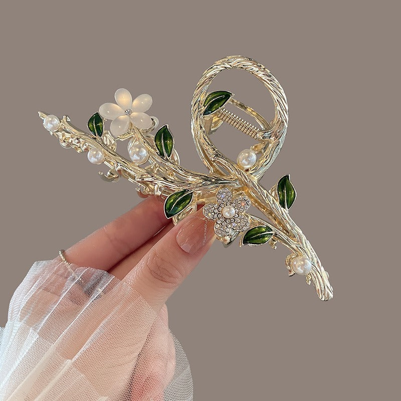 Best Exquisite Opal Flowers Barrettes Women
