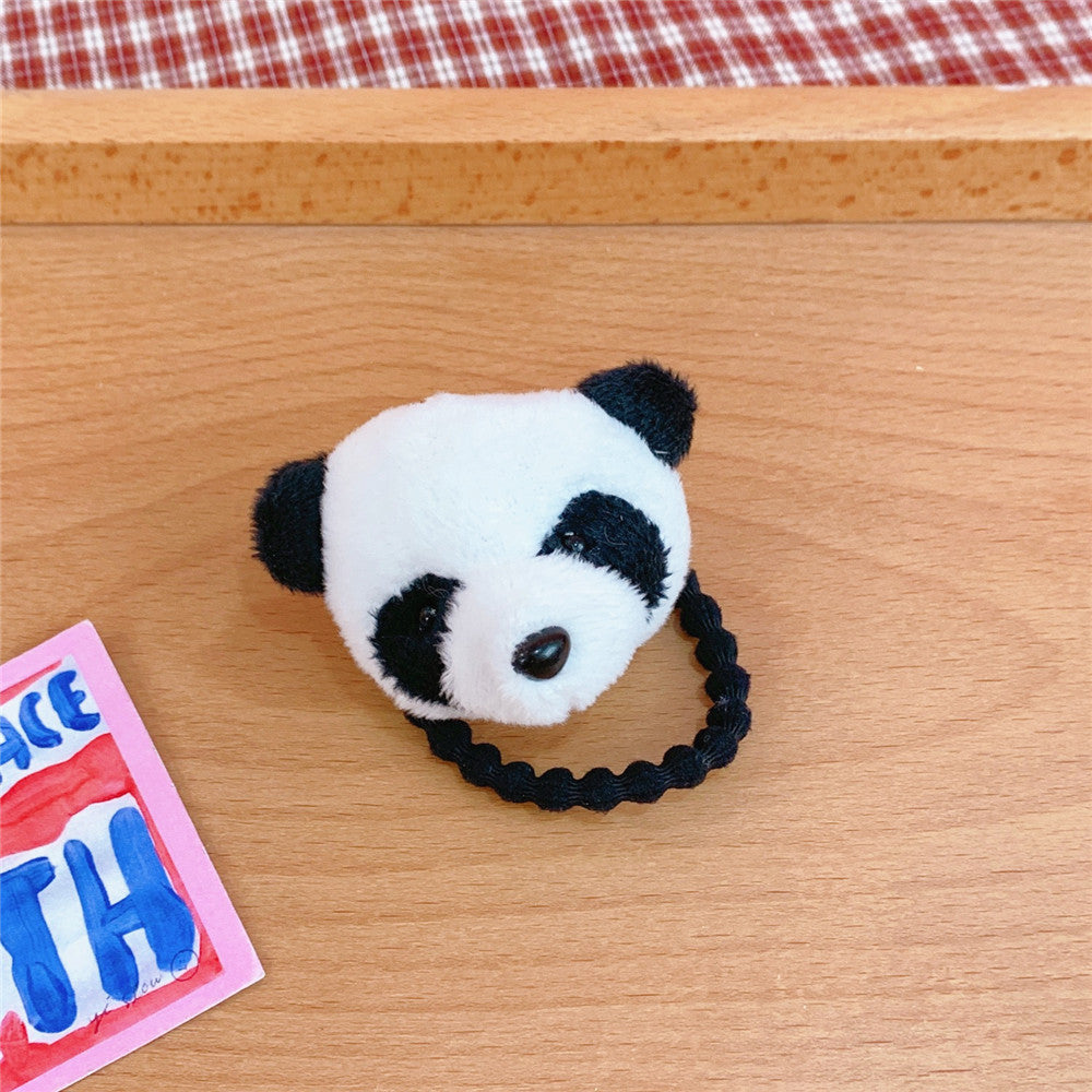Ins Panda Brooch Lying Down Doll Bag Accessories Female Hair Ring