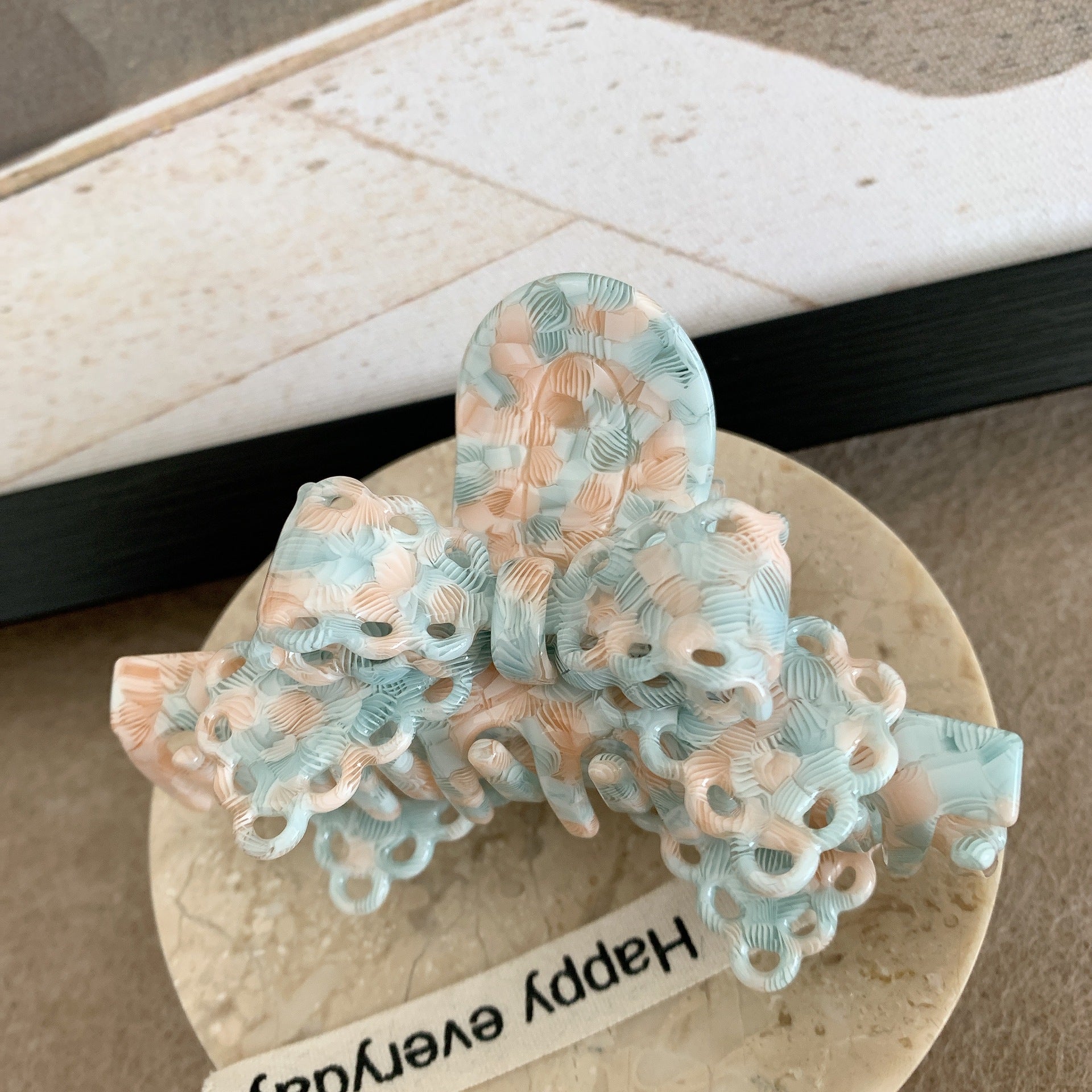 Acetic Acid Lace Bow Barrettes Sweet Temperament Girl
