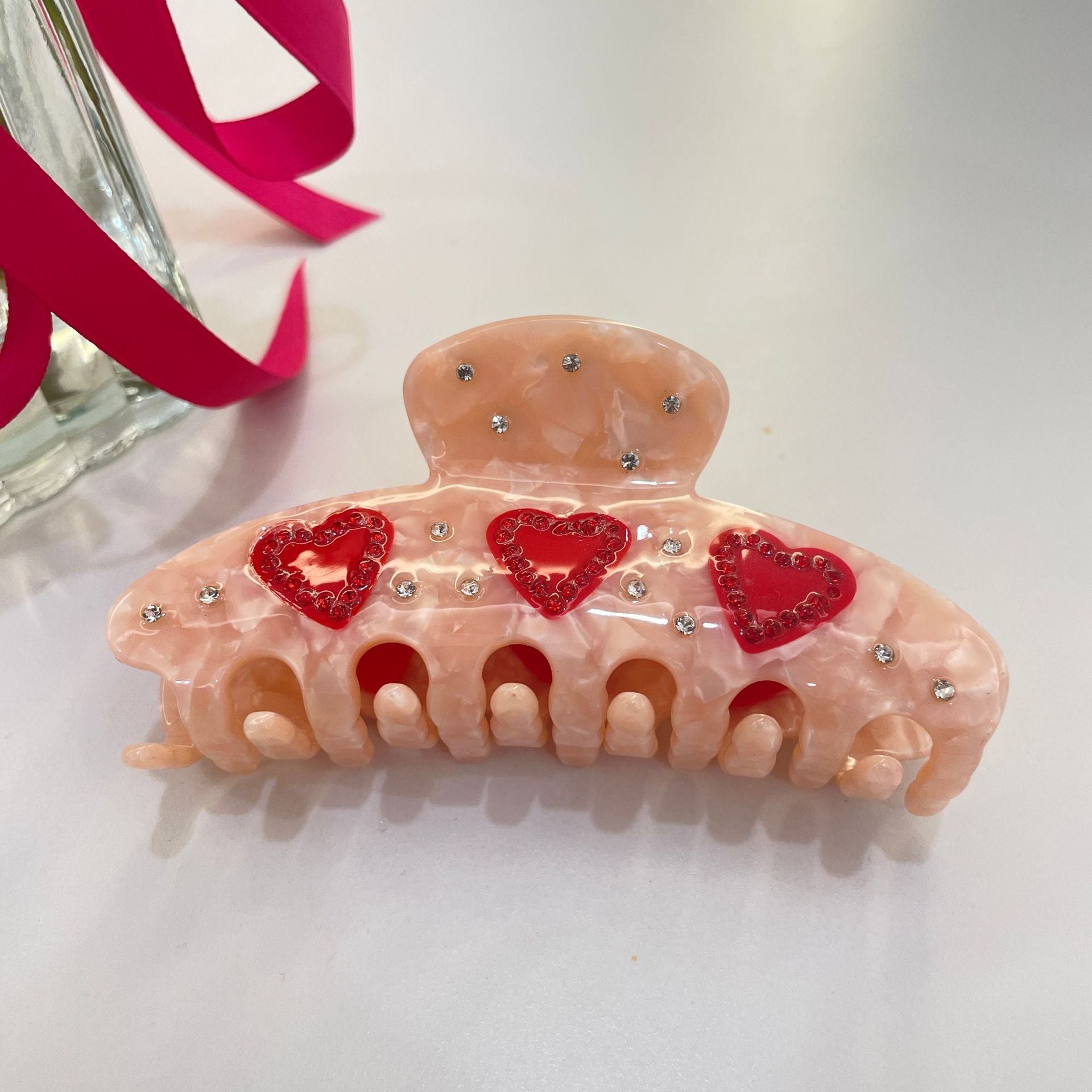 Spot Drill LOVE Hair Accessories Letters LOVE Barrettes High Sense