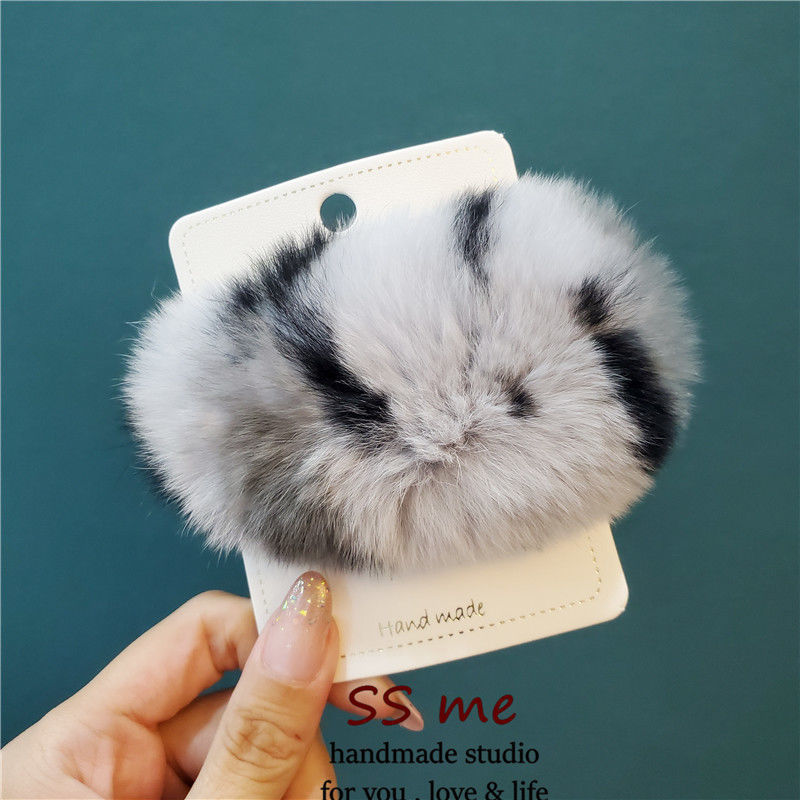 Women's Fashion Super Cute Plush Hair Clip