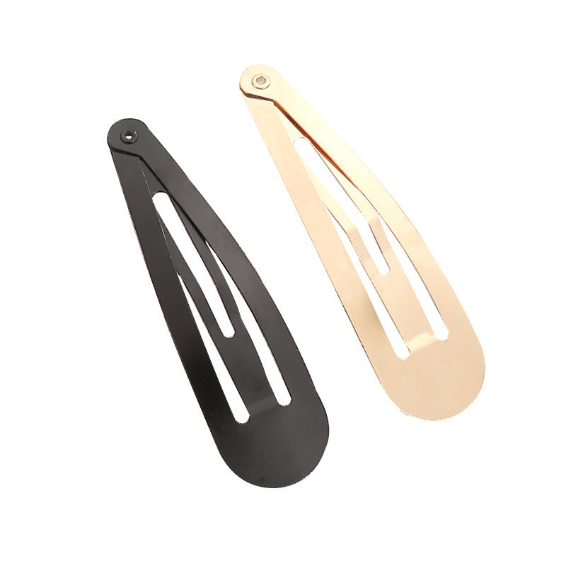 Water Drop Clip BB Clip Gold Swimming Black Nickel Color Bow Handmade Hair Accessories