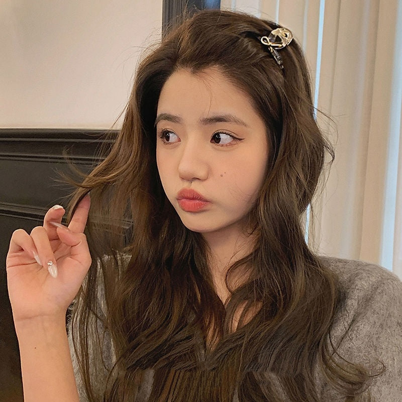 Princess Hairstyle Bangs Cropped Hair Clip Eight-character Grip Female Forehead