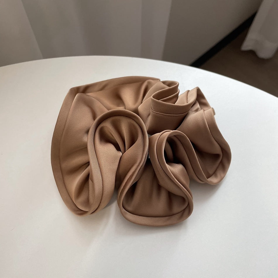 Women's Temperament Wood Ear Edge Large Intestine Hair Ring