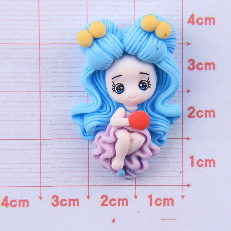 Resin Cream Plastic Mobile Phone Shell Headrope Hair Clip Accessories