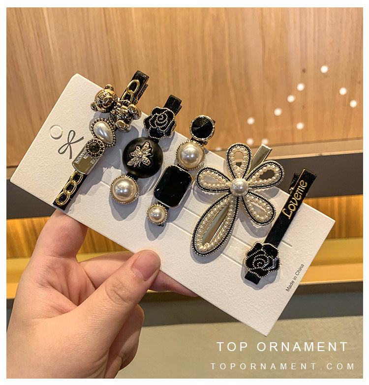 Classic Style Headdress Fringe Clip Side Barrettes