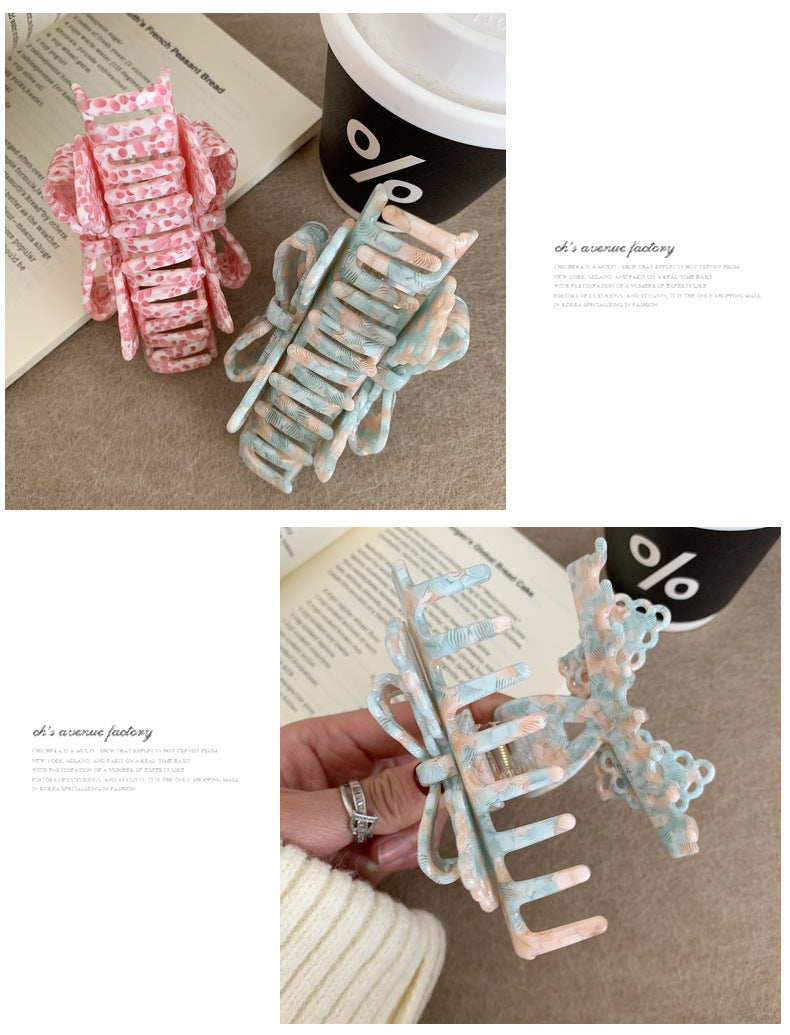 Acetic Acid Lace Bow Barrettes Sweet Temperament Girl