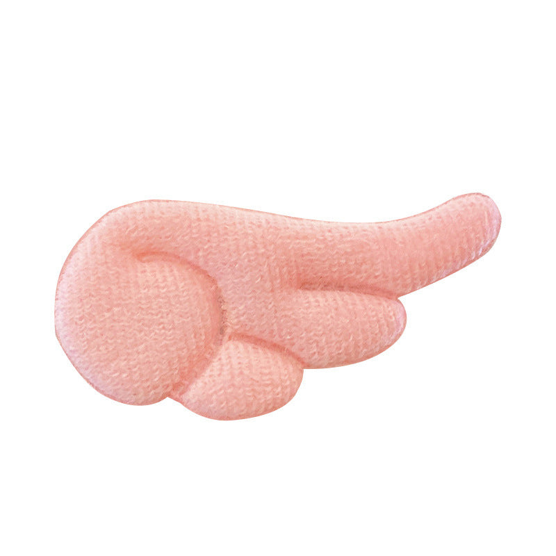 Women's Fashion Plush Angel Wings Hair Clip