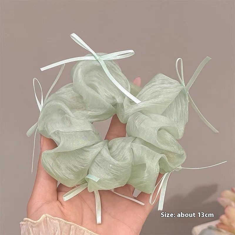 Summer Super Fairy Sweet Lace Large Intestine Hair Ring