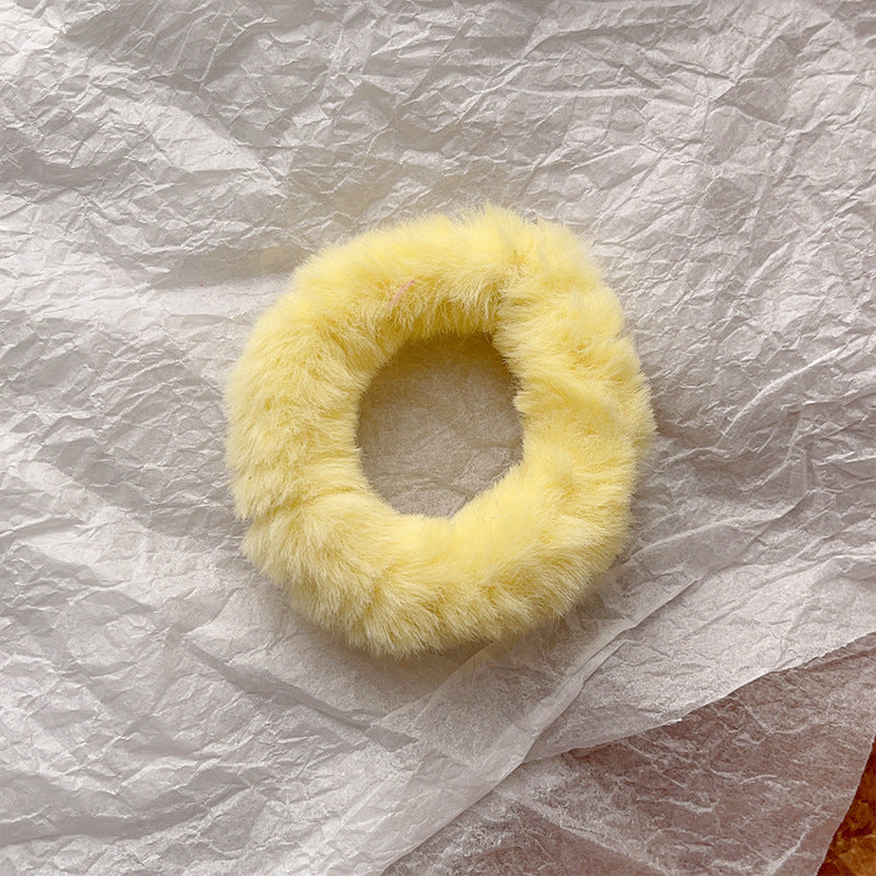 Cute Plush Intestine Hair Ring  Scrunchies  Girls' Hair Accessories