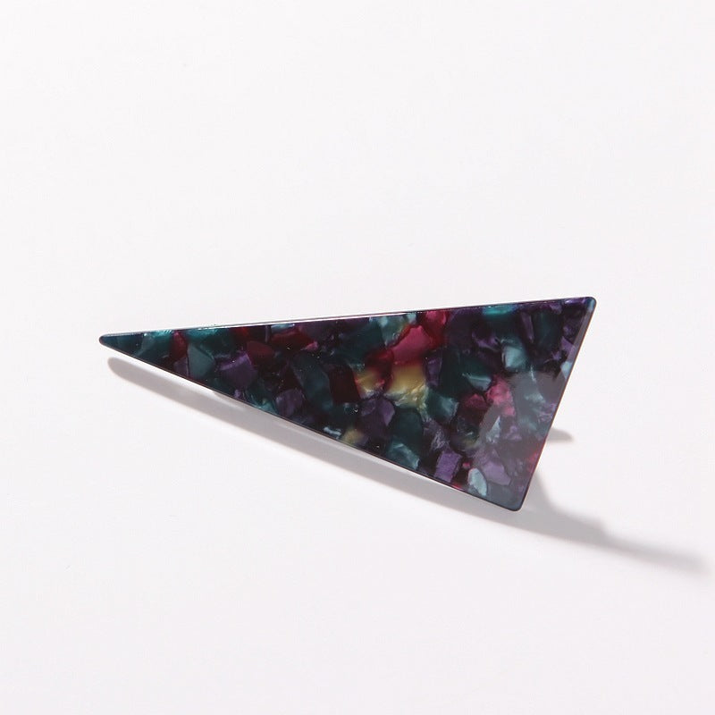Fashion Personality New Acetate Marble Hair Clip