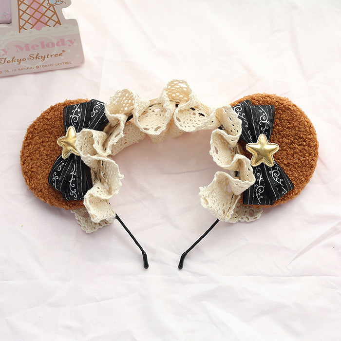 Women's Bear Ear Bow Barrettes