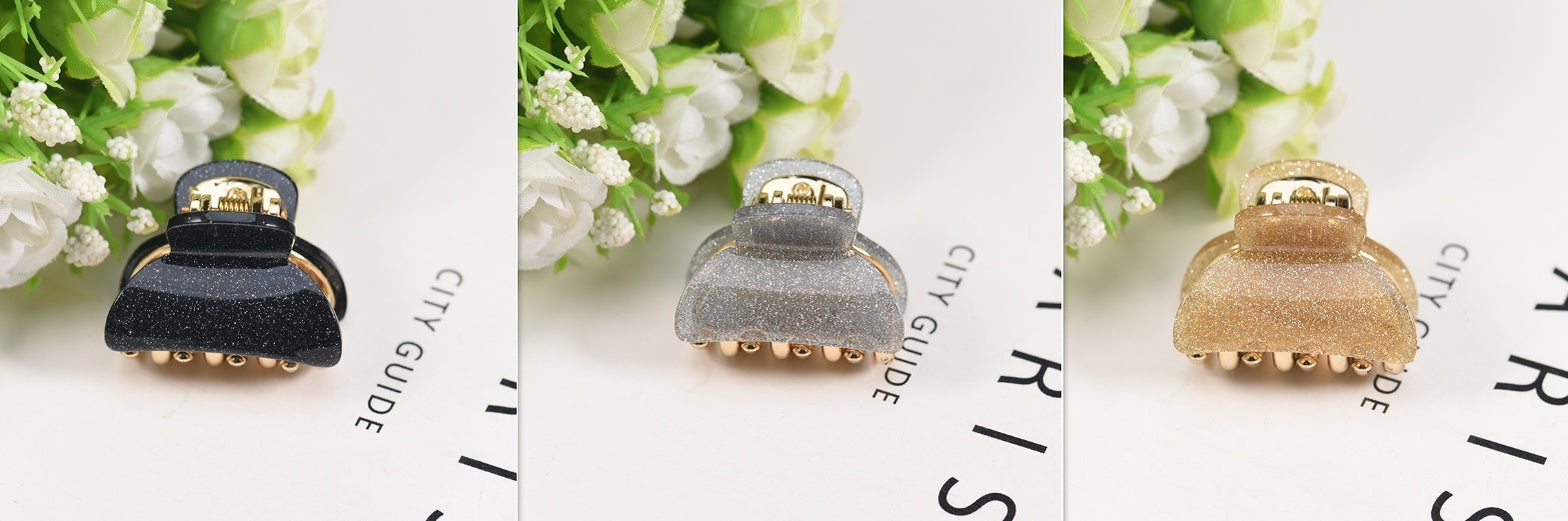 Fashion Small Size Acrylic Barrettes Ponytail Hairpin