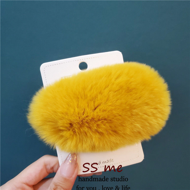 Women's Fashion Super Cute Plush Hair Clip