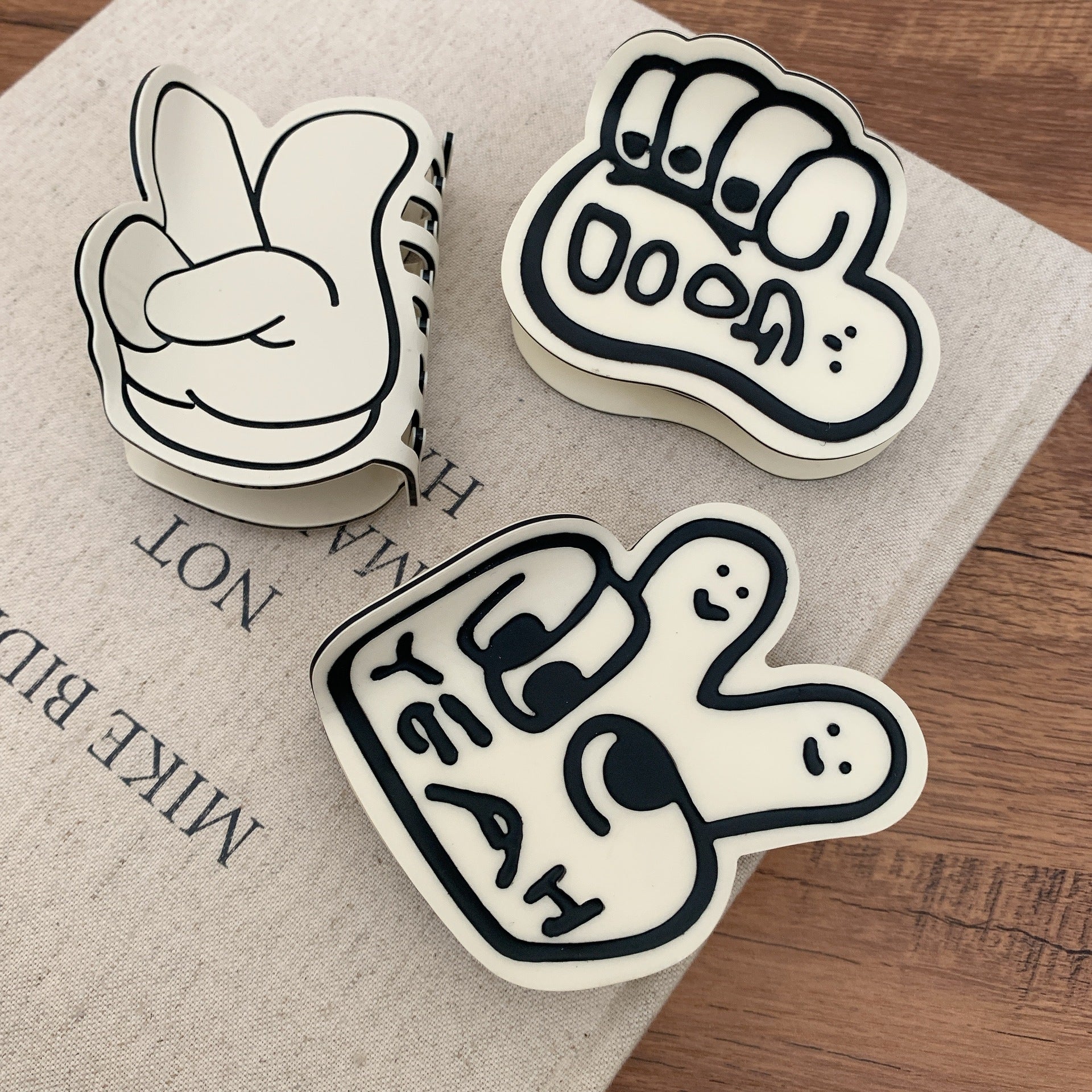 Creative Bier Gesture Thumb Gesture Barrettes