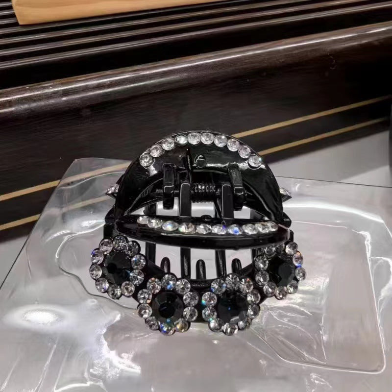 Rhinestone Barrettes High-end Flower Headwear